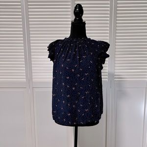 Gap navy blue sleeveless shirt